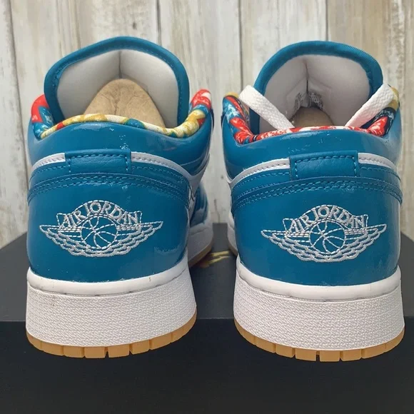 Air Jordan 1 Low Cyber Teal - Picture 4 of 6
